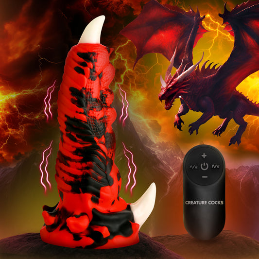Talon Vibrating Silicone Dildo