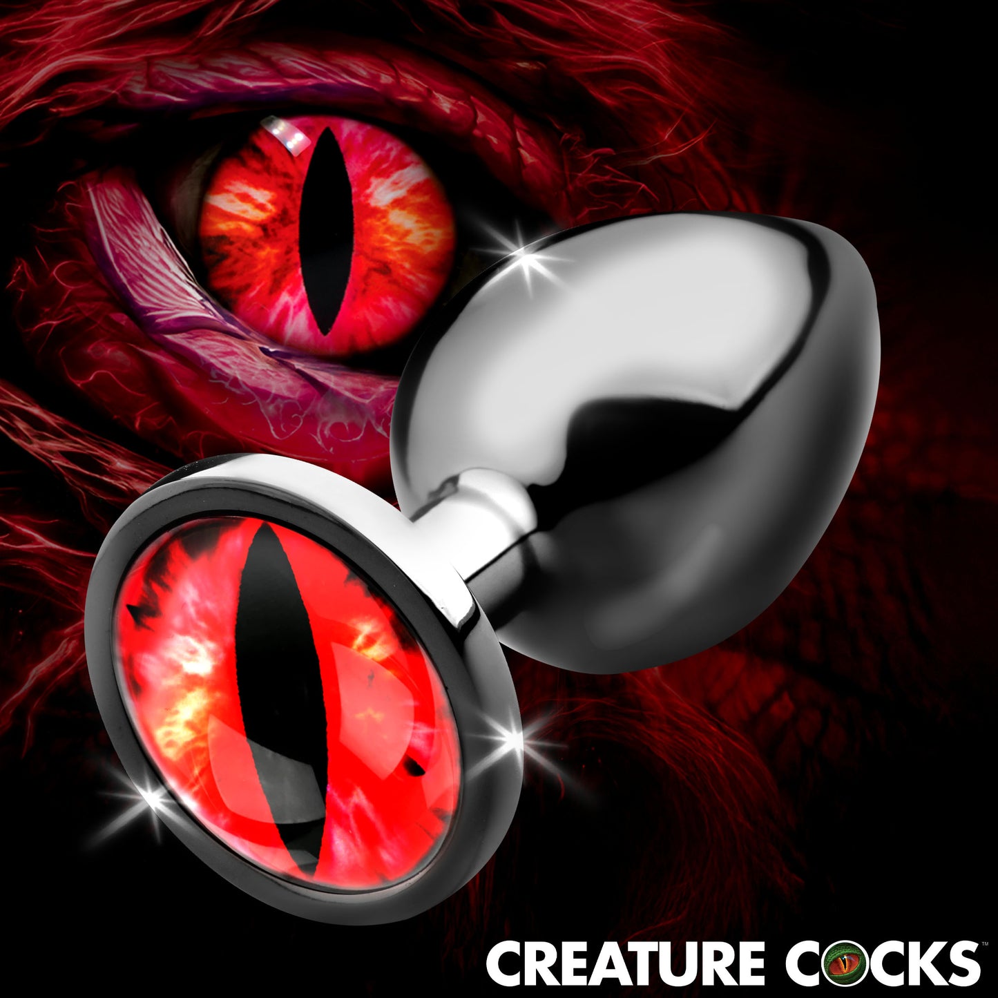 Creature Eyes Green Eye Silicone Butt Plug Set