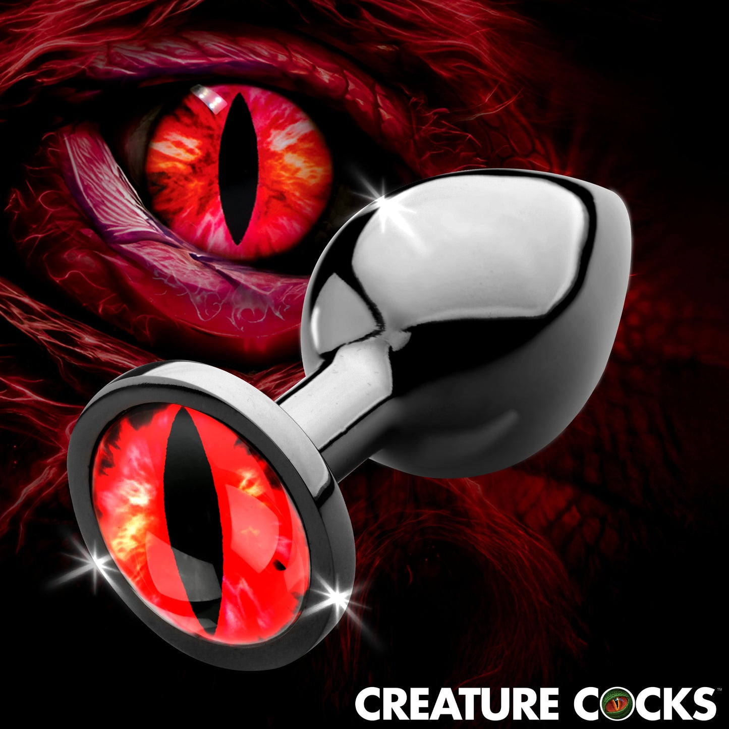 Creature Eyes Green Eye Silicone Butt Plug Set