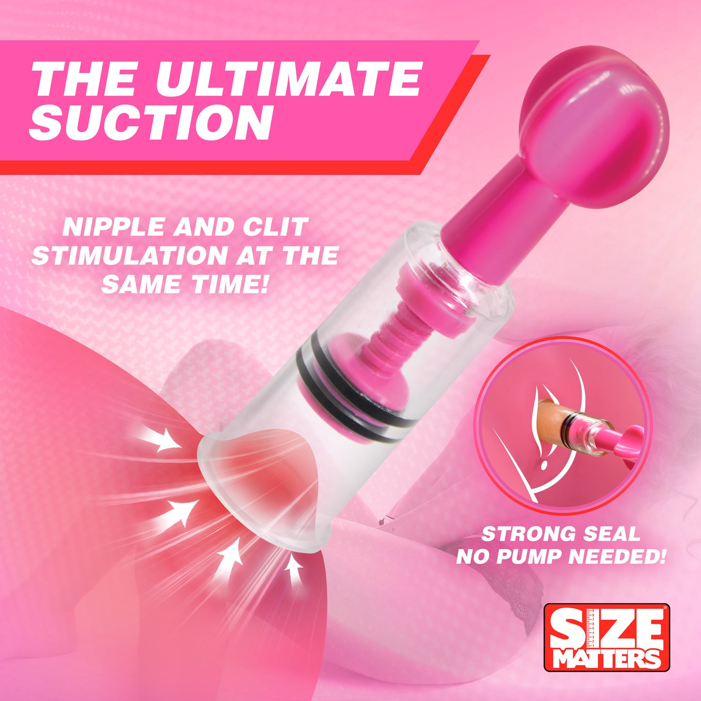 MAXtwist Clit & Nipple Triple Sucker Set -