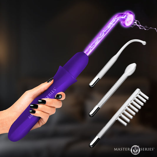 Elektrawand Rechargeable Violet Wand with Attachments -