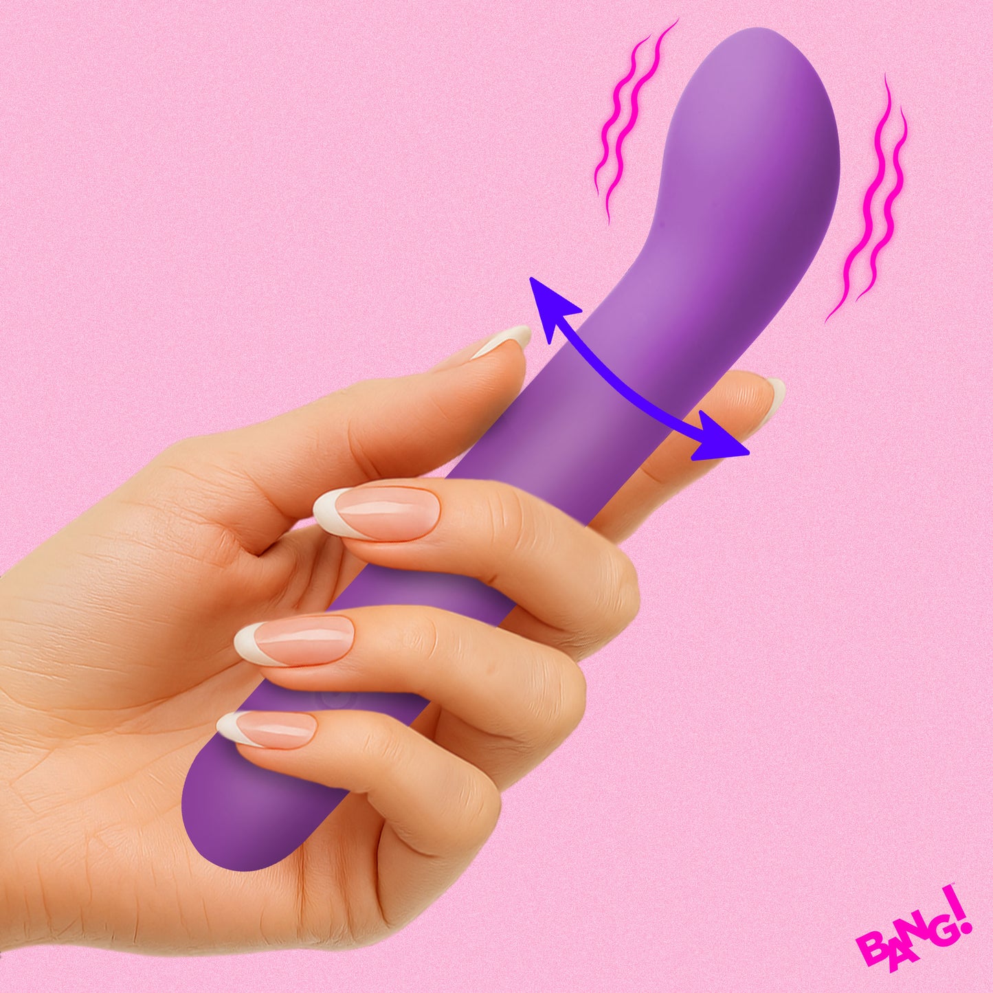 G-Spot Flexible Silicone Vibrator -