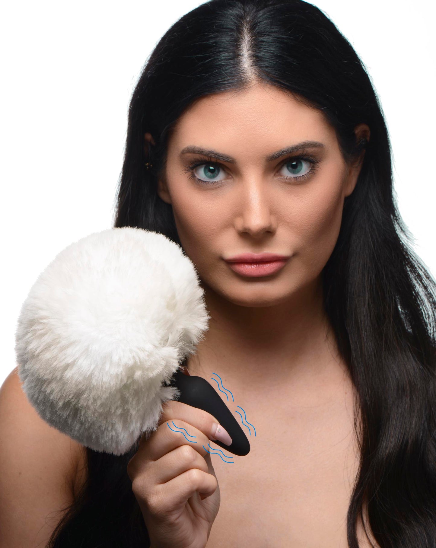 Small Vibrating Anal Plug with Interchangeable Bunny Tail -